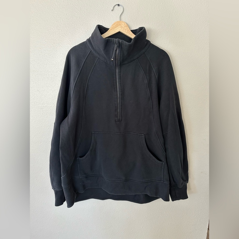 lululemon athletica Black Half-Zip Sweatshirt